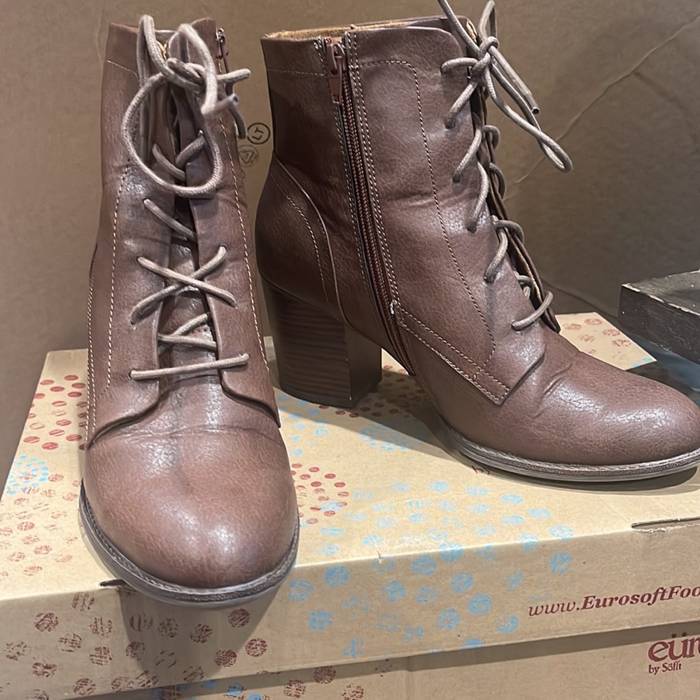 Brown euro soft boots
